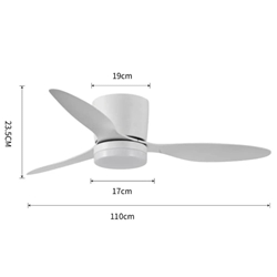 Ventilador V107 Blanco de 110 cm - Imagen 2